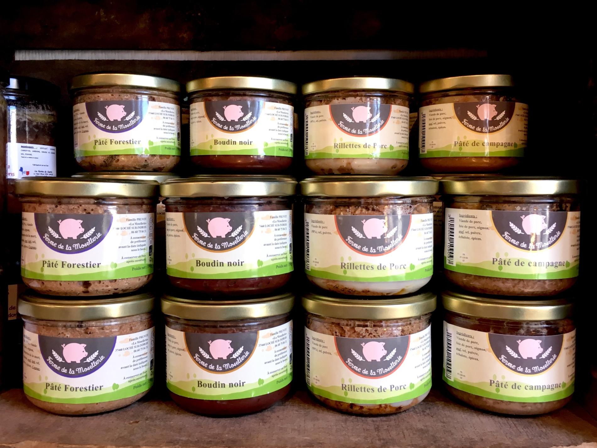 Rillettes, Pâtés et Boudins